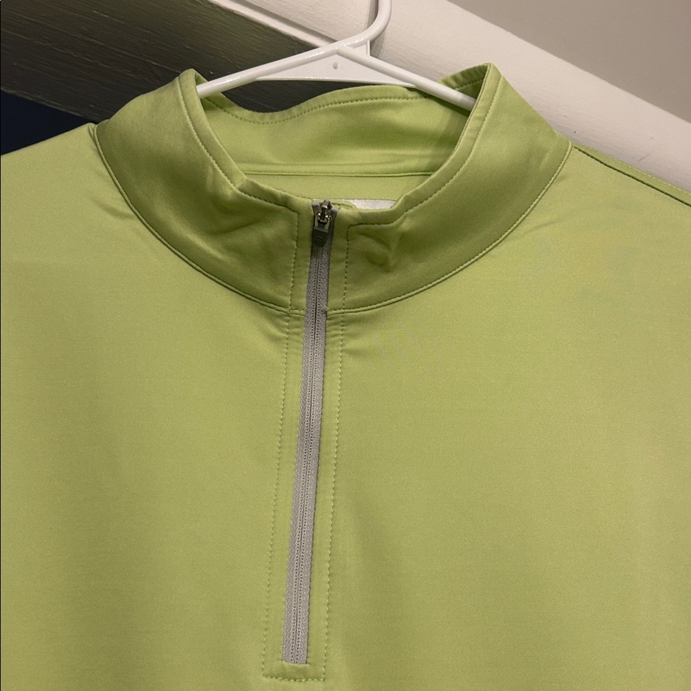 Peter Millar Lime Green Half-Zip Pullover - image 3